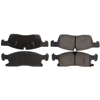 Centric Parts Disc Brake Pad Set Premium Ceramic with Shims and Hardware for 2011-2020 Dodge Durango, Jeep Grand Cherokee, Mercedes-Benz GL350/GL450/GLE 2016-2020 301.14550
