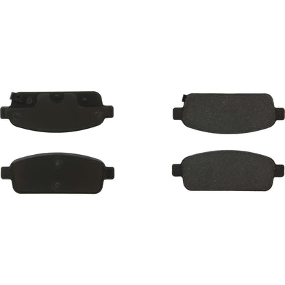 Stoptech Centric 10-15 Chevrolet Cruze Premium Ceramic Rear Brake Pads Shims and Hardware 301.14680
