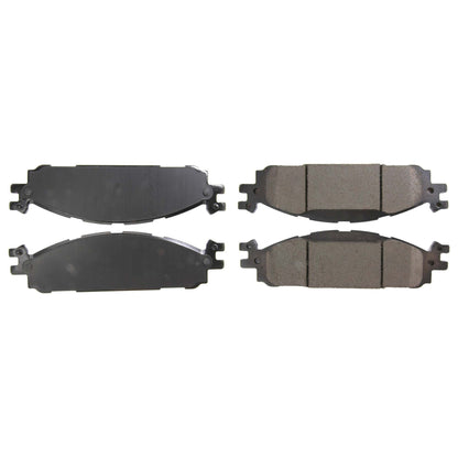 Centric Parts Disc Brake Pad Set with High Performance Shims for 100% Asbestos Free Ceramic Formula 301.15080