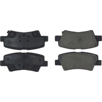 Centric Parts Disc Brake Pad Set with High Performance Shims for Passenger Cars and Light Duty Trucks 301.15440