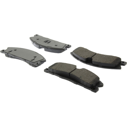 StopTech Premium Ceramic Brake Pads with Shims and Hardware 301.16110