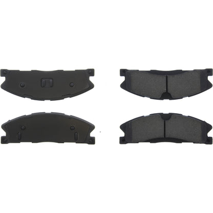 StopTech Premium Ceramic Brake Pads with Shims and Hardware 301.16110