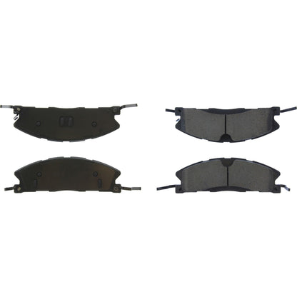 Centric Parts Disc Brake Pad Set with High Performance Shims for 100% Asbestos Free Formula 301.16111