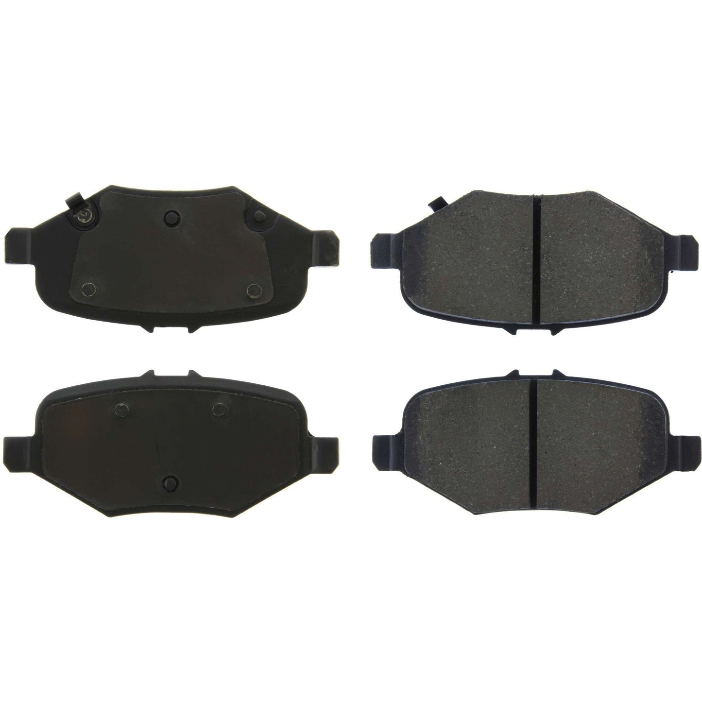 Centric Parts Disc Brake Pad Set with High Performance Shims for Passenger Cars and Light Duty Trucks 301.16120
