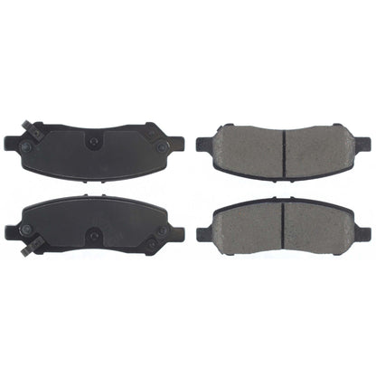 Centric Parts Disc Brake Pad Set Premium Ceramic with Shims and Hardware for 2013-2016 Dodge Dart 301.16470