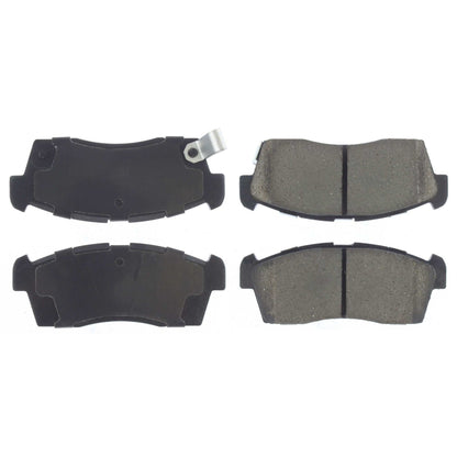 Centric Parts Disc Brake Pad Set Premium Ceramic with Shims and Hardware for 2012-2016 Mitsubishi i-MiEV 301.16580