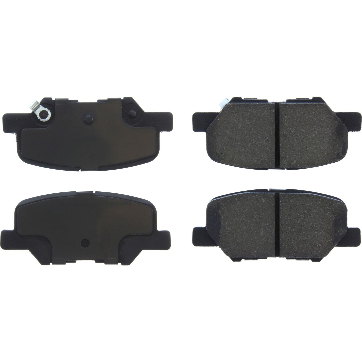 Stoptech Centric 14-17 Mazda 3/Sport Premium Ceramic Rear Brake Pads Shims and Hardware 301.16791
