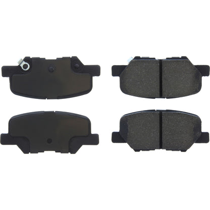 Stoptech Centric 14-17 Mazda 3/Sport Premium Ceramic Rear Brake Pads Shims and Hardware 301.16791