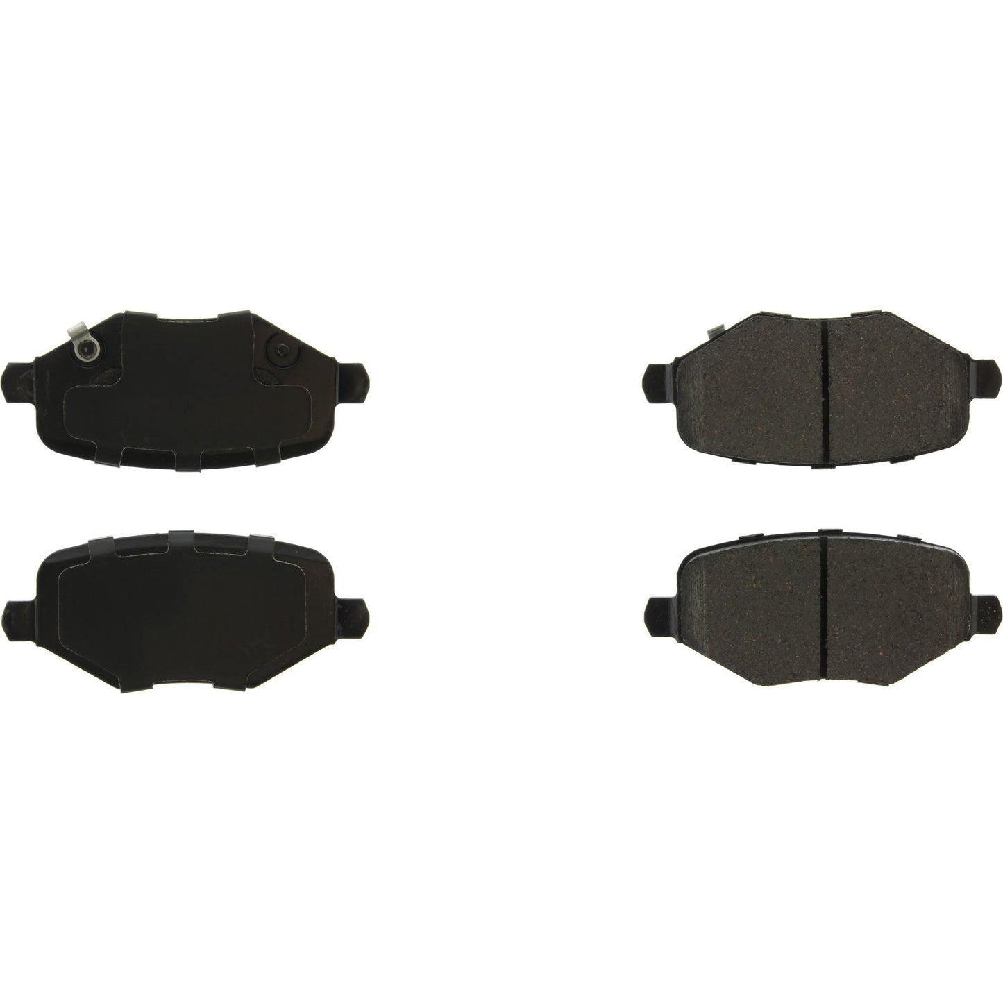 Centric Parts Disc Brake Pad Set with High Performance Shims for Passenger Cars and Light Duty Trucks 301.17190