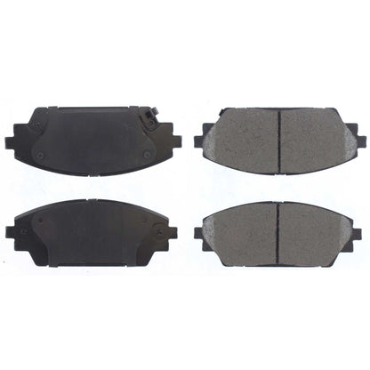 Centric Parts Disc Brake Pad Set with High Performance Shims 301.17280