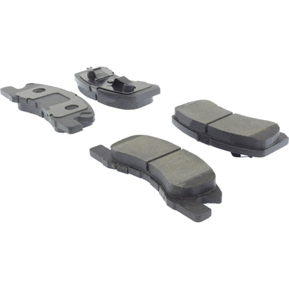 Centric Parts Disc Brake Pad Set with High Performance Shims for Passenger Cars and Light Duty Trucks 301.17310