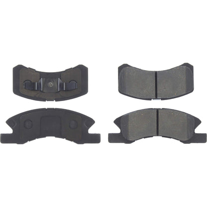 Centric Parts Disc Brake Pad Set with High Performance Shims for Passenger Cars and Light Duty Trucks 301.17310