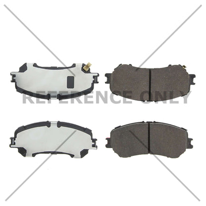 Stoptech Centric Premium Ceramic Brake Pads Shims and Hardware - Front 301.17370