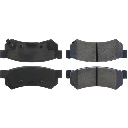 Centric Parts Disc Brake Pad Set with High Performance Shims for Passenger Cars and Light Duty Trucks 301.17390