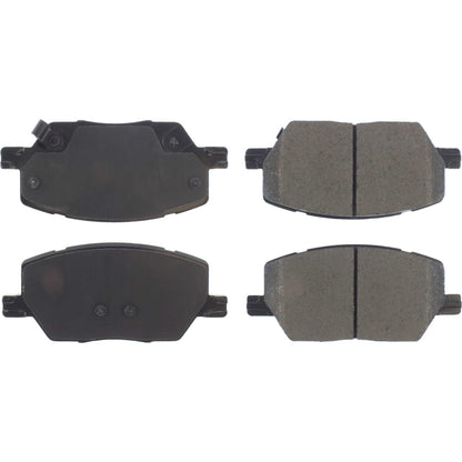 Stoptech Centric Premium Ceramic Brake Pads Shims and Hardware - Front 301.18110