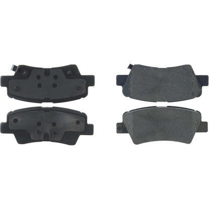 Stoptech Centric Premium Ceramic Brake Pads w/Shims - Rear 301.18480
