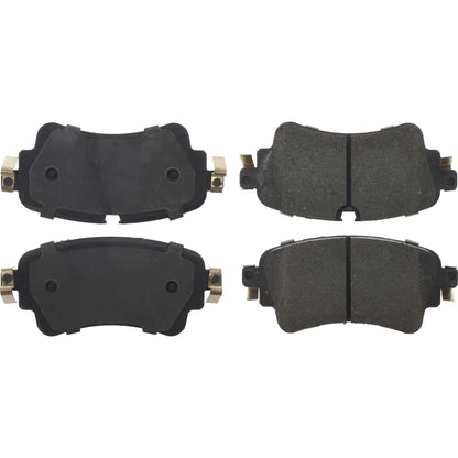 Centric Parts Disc Brake Pad Set with High Performance Shims for 100% Asbestos Free Ceramic Formula 301.18980