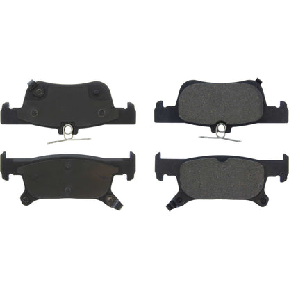 Centric Parts Disc Brake Pad Set with High Performance Shims for 100% Asbestos Free Ceramic Formula 301.20250