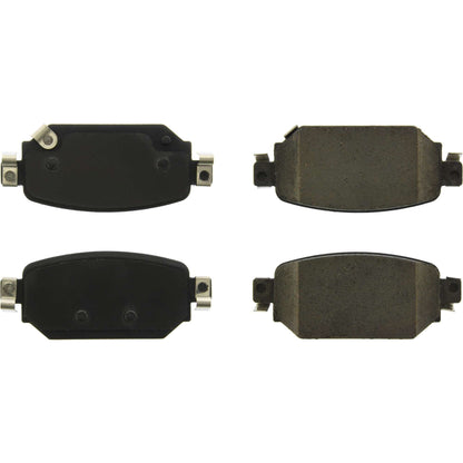 Centric Parts Disc Brake Pad Set Premium Ceramic Brake Pads with Shims for Mazda 3 2017-2018, 3 Sport 2017-2018, CX-3 2019-2022 301.20420