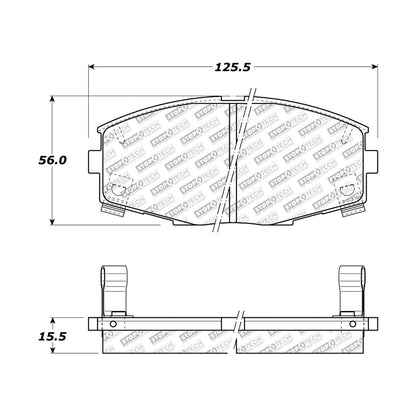 StopTech Street Select Brake Pads With Hardware