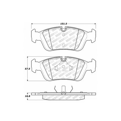 StopTech Street Select Brake Pads With Hardware
