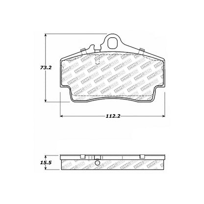 StopTech Street Select Brake Pads With Hardware