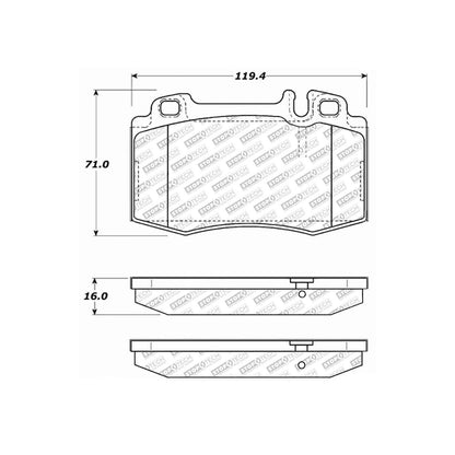 StopTech Street Select Brake Pads With Hardware