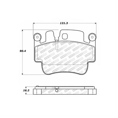 StopTech Street Select Brake Pads With Hardware