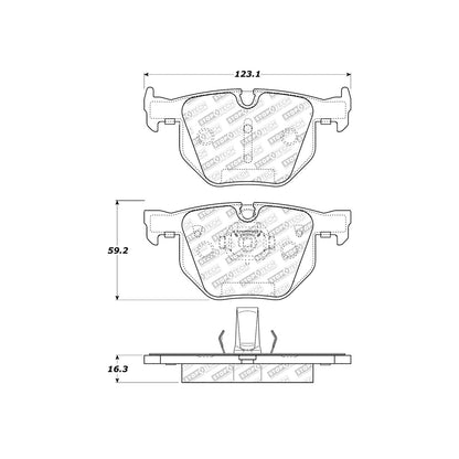 StopTech Street Select Brake Pads With Hardware
