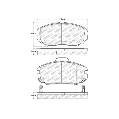 StopTech Street Select Brake Pads With Hardware