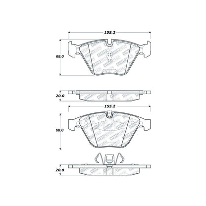 StopTech Street Select Brake Pads With Hardware