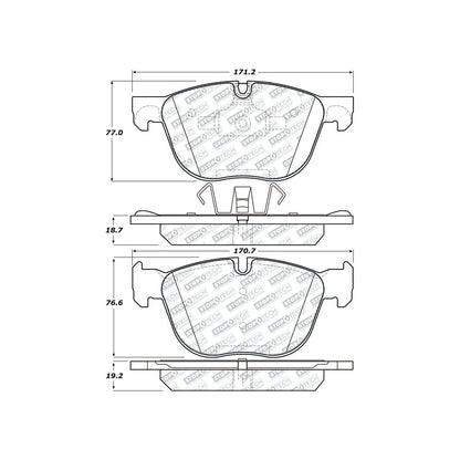StopTech Street Select Brake Pads With Hardware