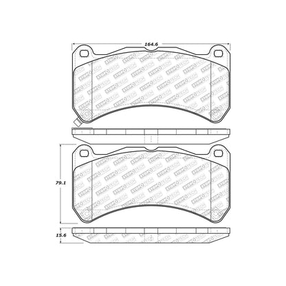 StopTech Street Select Brake Pads With Hardware