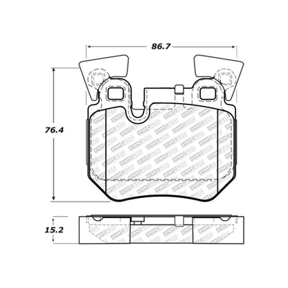 StopTech Street Select Brake Pads With Hardware