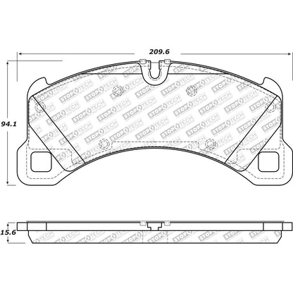 StopTech Street Select Brake Pads With Hardware