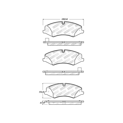 StopTech  Street Select Brake Pads With Hardware