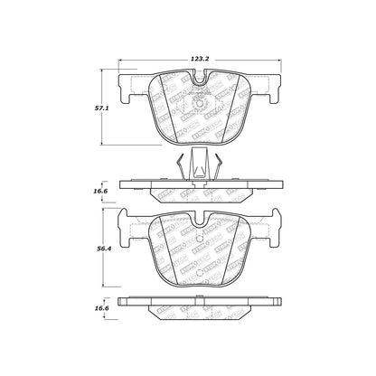 StopTech Street Select Brake Pads With Hardware