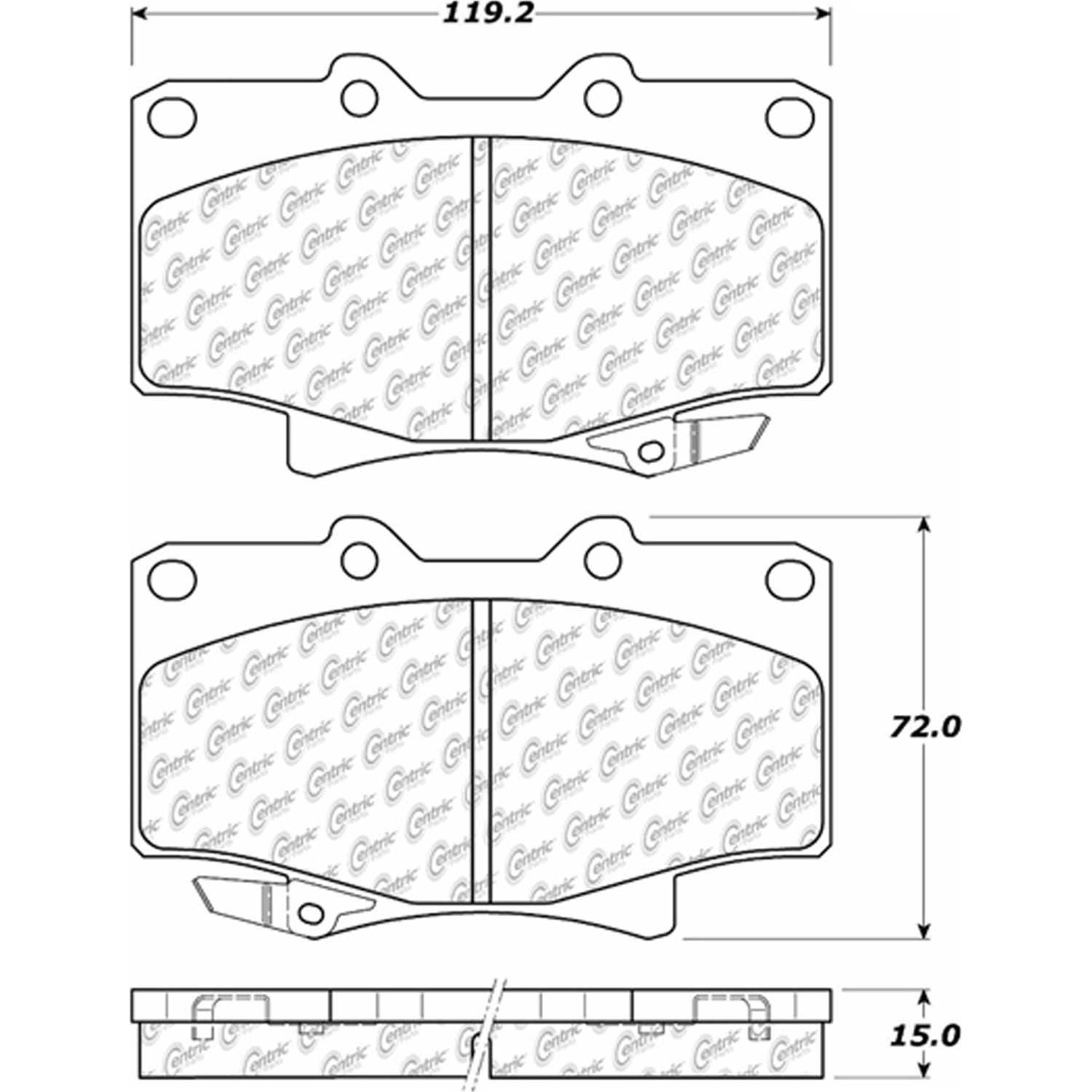 StopTech Fleet Performance Brake Pads with Hardware 306.05020