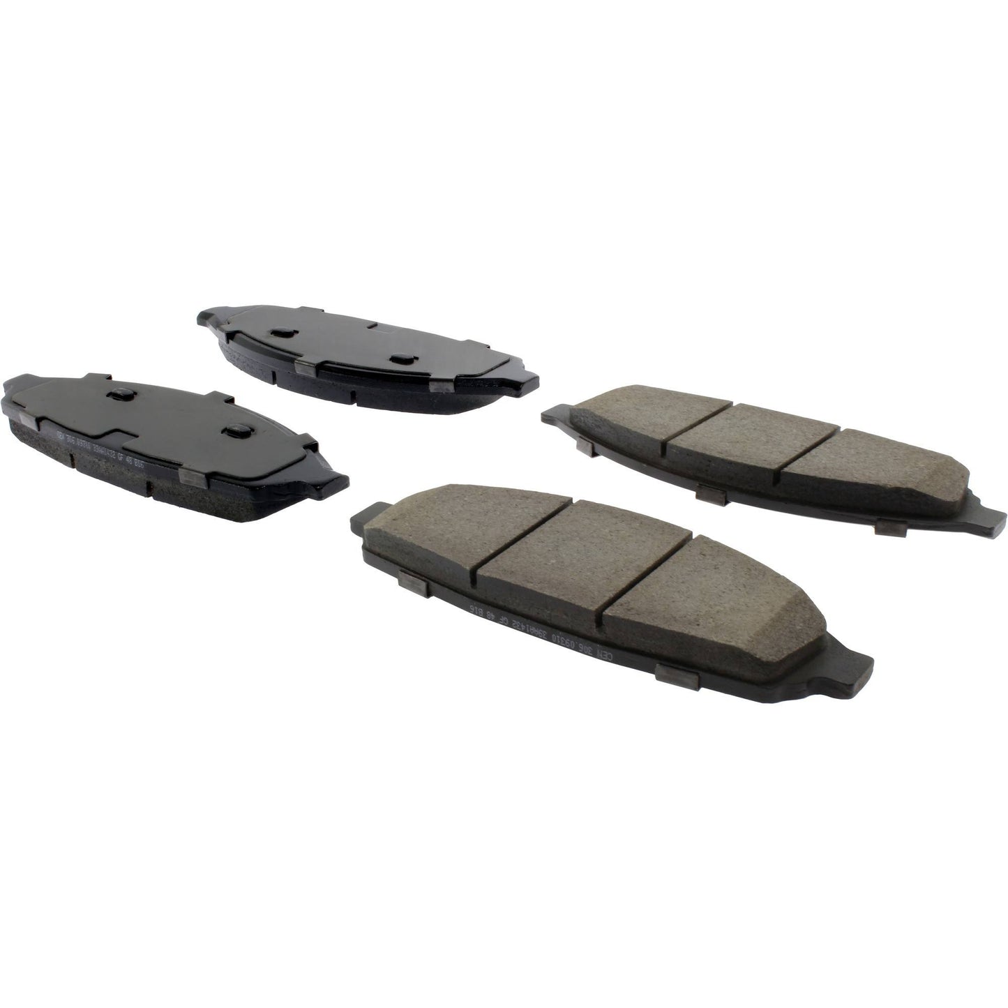 Centric Parts Disc Brake Pad Set Fleet Performance with Para-aramid friction compounds 306.09310