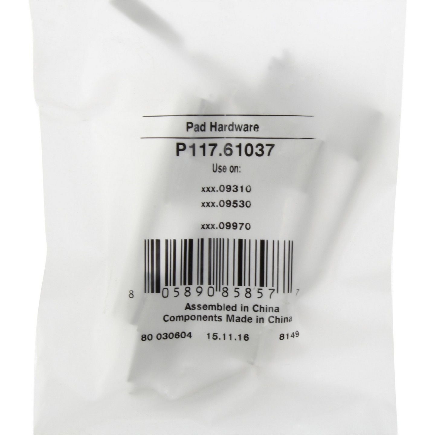 Centric Parts Disc Brake Pad Set Fleet Performance with Para-aramid friction compounds 306.09310