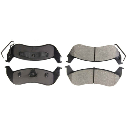 Centric Parts Disc Brake Pad Set Fleet Performance with Para-aramid friction compounds 306.09320