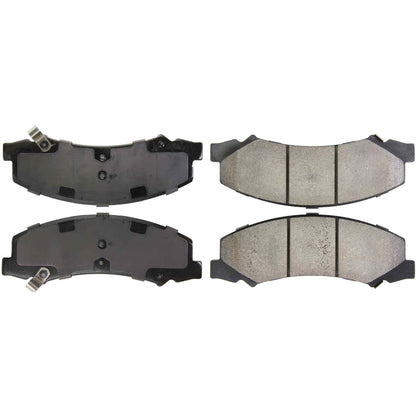 Centric Parts Disc Brake Pad Set Fleet Performance with Para-aramid friction compounds 306.11590