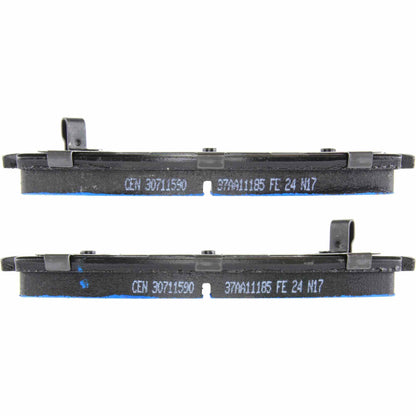 Centric Parts Disc Brake Pad Set Tactical Police Duty with Hardware 307.11590