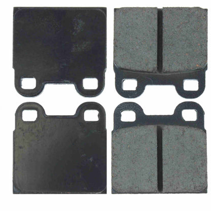 StopTech Street Brake Pads; Front, Rear With Shims
