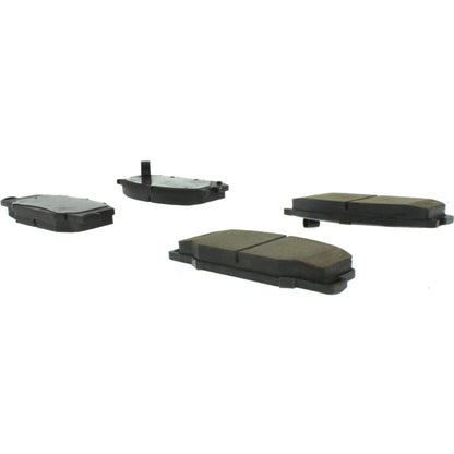 StopTech Street Brake Pads; Front With Shims