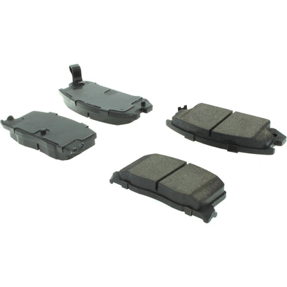 StopTech Street Brake Pads; Rear With Shims