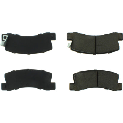 StopTech Street Brake Pads; Rear With Shims