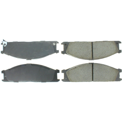 StopTech Street Brake Pads; Front With Shims