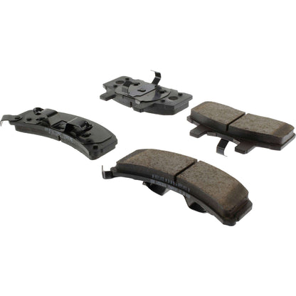 StopTech Street Brake Pads; Front With Shims