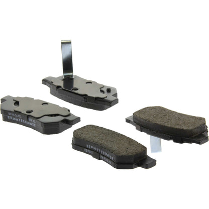 StopTech Street Brake Pads; Rear With Shims